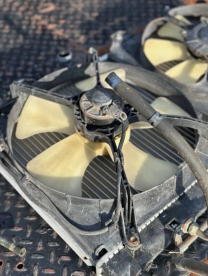 1994-1999 Toyota Celica Gt OEM Radiator With Fans