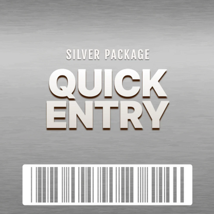 SILVER QUICK ENTRIES- DIGITAL PRODUCT (5 ENTRIES)