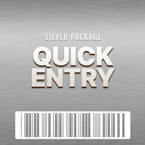 SILVER QUICK ENTRIES- DIGITAL PRODUCT (5 ENTRIES)